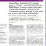 European Stroke Organisation (ESO)–European Society for Minimally Invasive Neurological Therapy (ESMINT) expedited recommendation on indication for intravenous thrombolysis before mechanical thrombectomy in patients with acute ischemic stroke and anterior