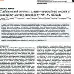 Confidence and psychosis: a neuro-computational account of contingency learning disruption by NMDA blockade